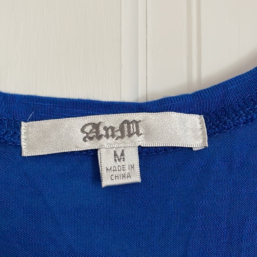 AnM High/Low Dress, Medium, Blue - Picture 6 of 10